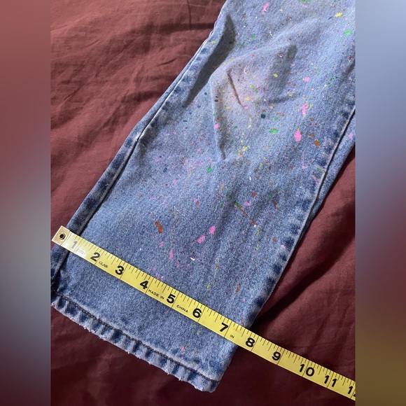 1980’s Vintage Bill Blass Petite paint speckled Mom Jeans! *Approx* size 29P - Picture 16 of 16